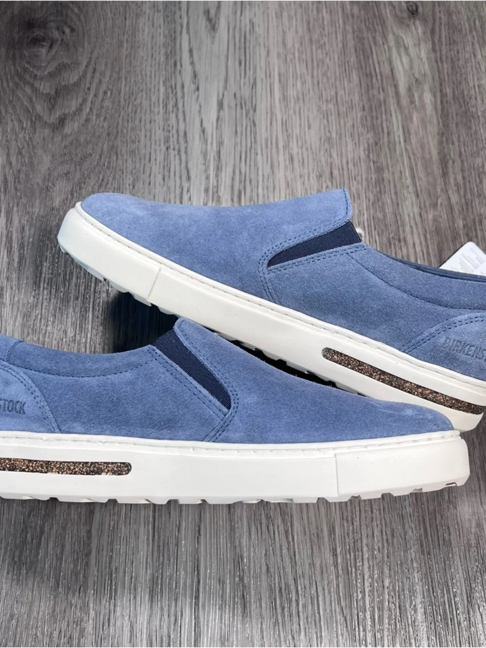 New Birkenstock Oswego Low top suede women’s sneaker shoes Blue Size 6 US /37 EU